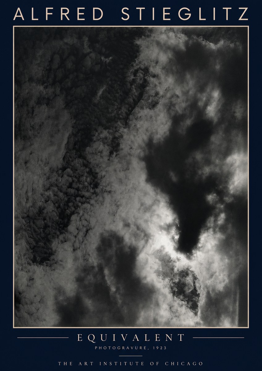Alfred Stieglitz Equivalent V No4 - Póster