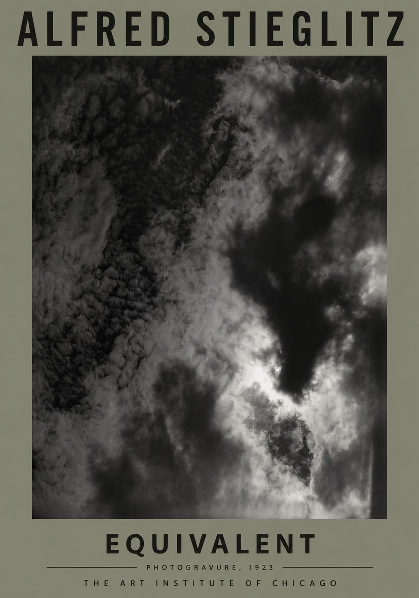 Alfred Stieglitz Equivalent V No6 - Póster
