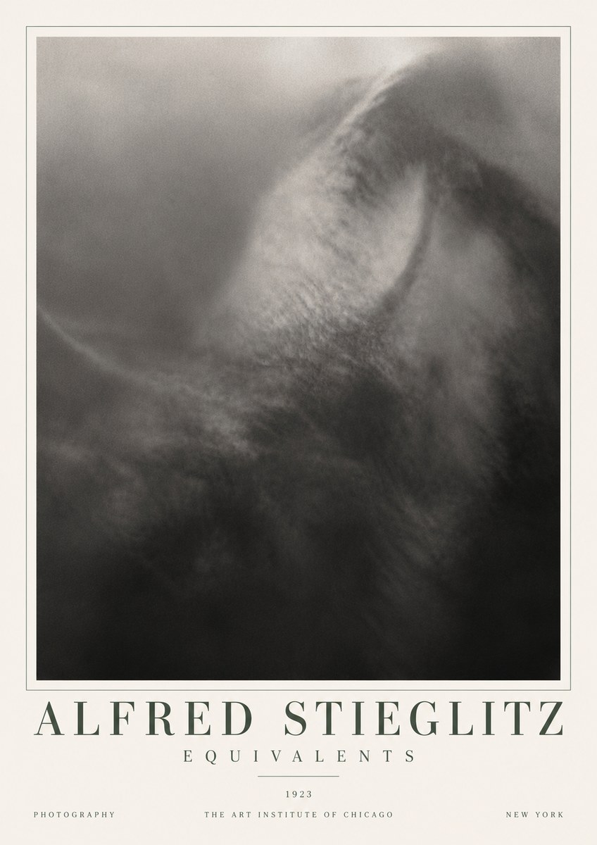 Alfred Stieglitz Equivalents III No6 - Póster