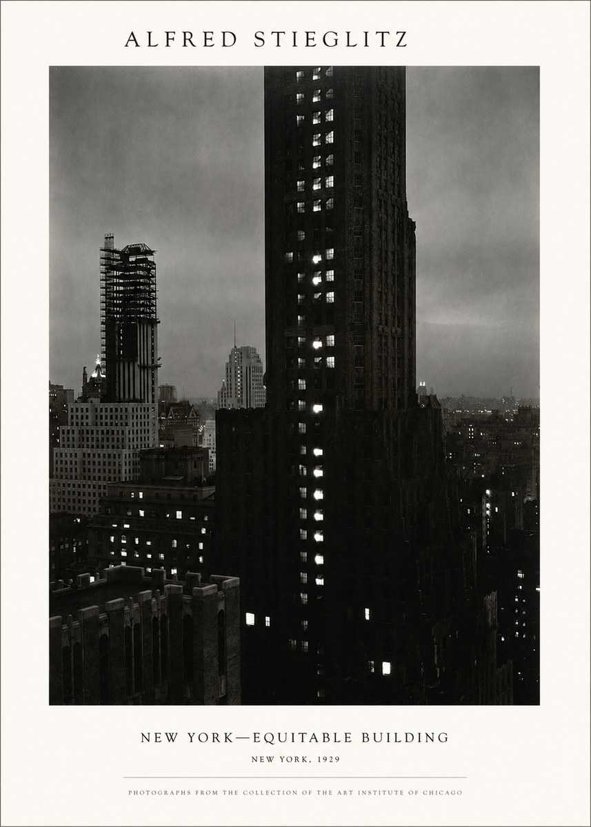 Alfred Stieglitz New York—equitable Building No1 - Póster