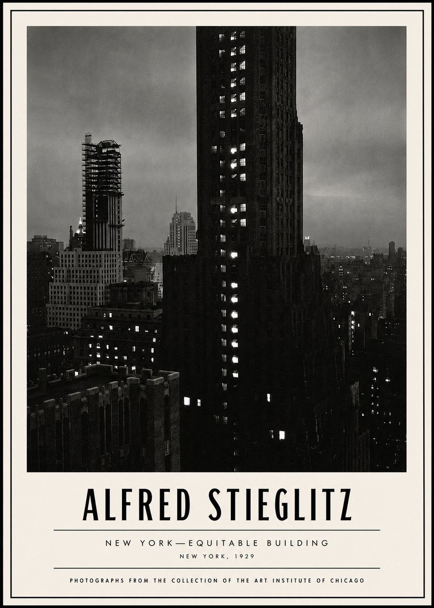 Alfred Stieglitz New York—equitable Building No3 - Póster