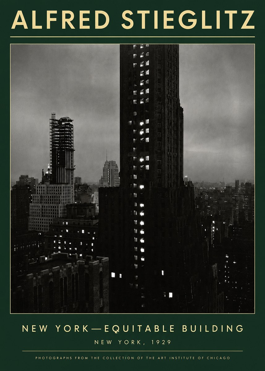 Alfred Stieglitz New York—equitable Building No5 - Póster