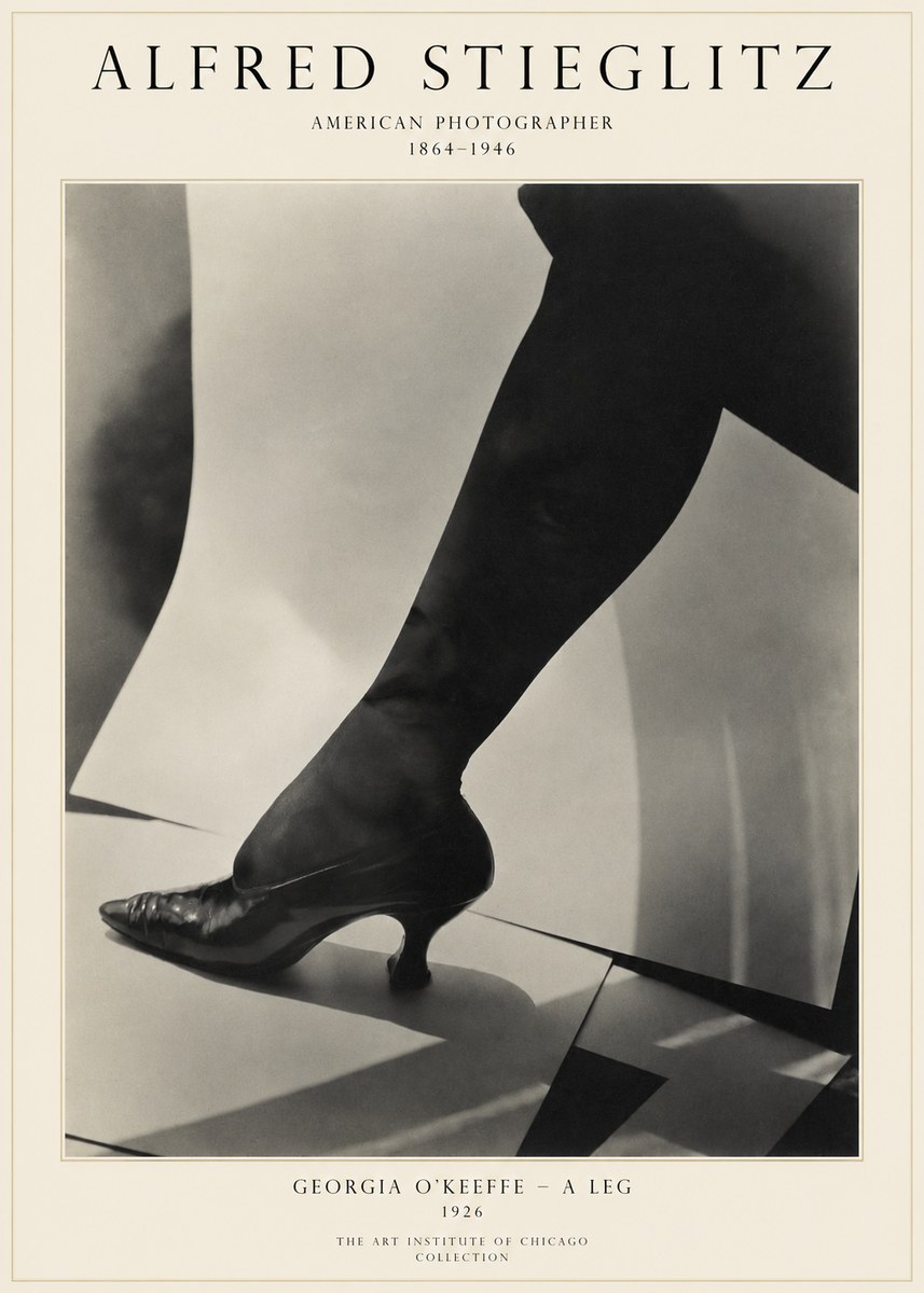 Alfred Stieglitz Georgia O'keeffe – a Leg No1 - Póster