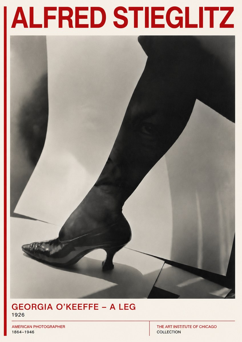 Alfred Stieglitz Georgia O'keeffe – a Leg No5 - Póster