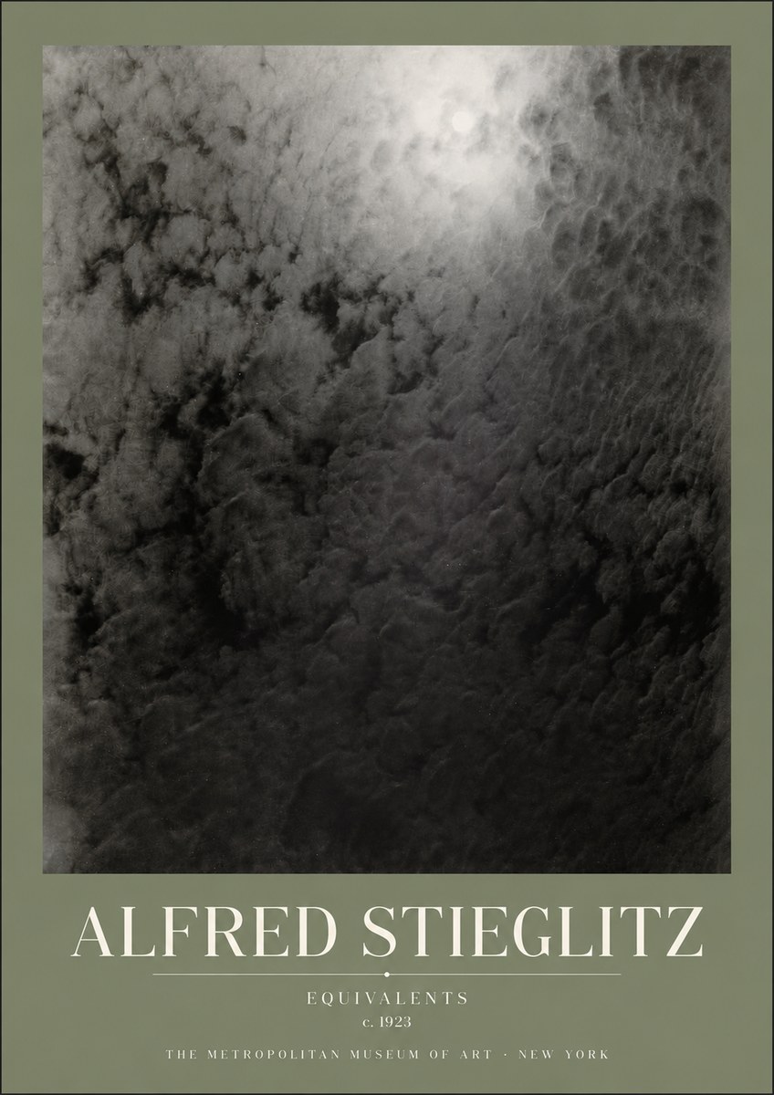 Alfred Stieglitz Equivalents IV No3 - Póster