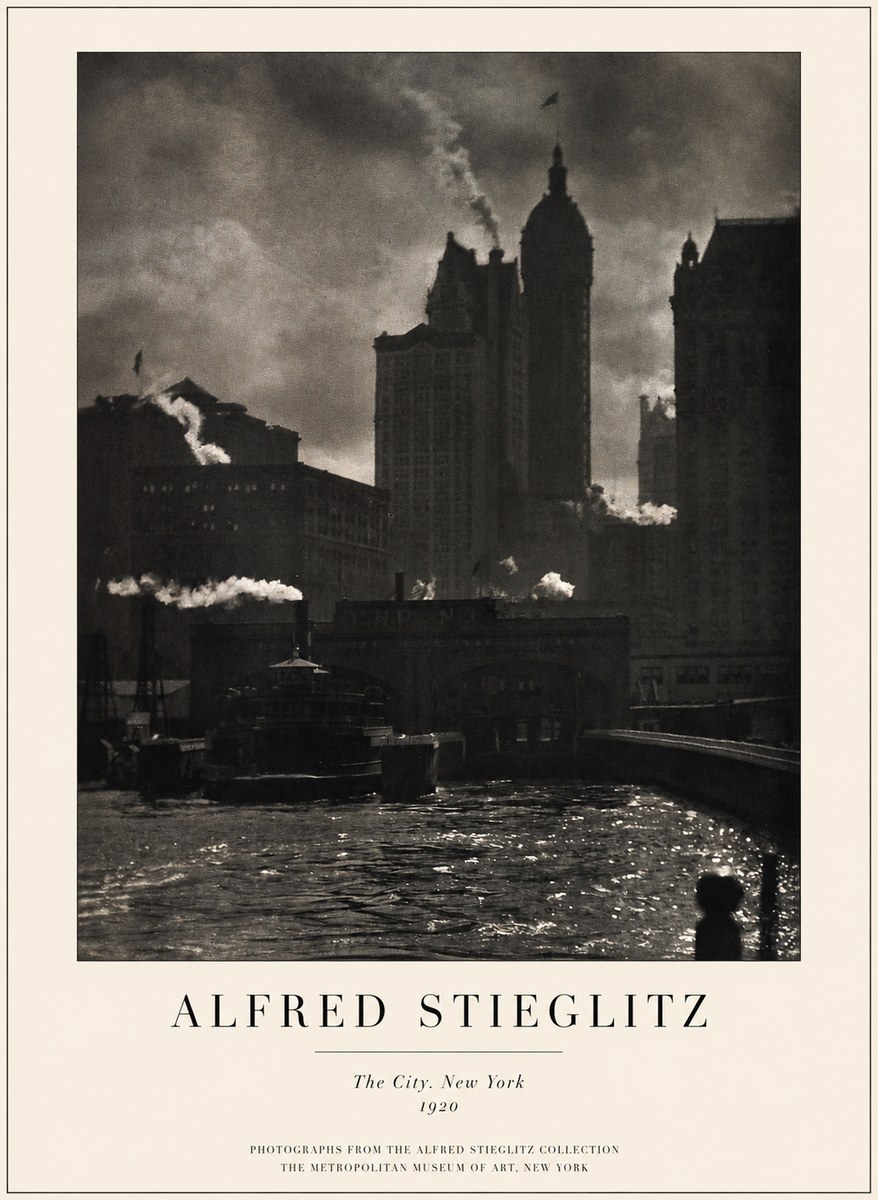Alfred Stieglitz The City. New York No1 - Póster