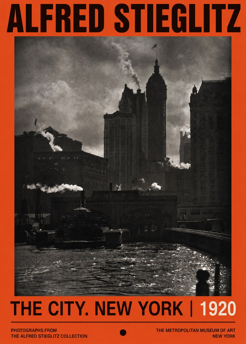 Alfred Stieglitz The City. New York No2 - Póster