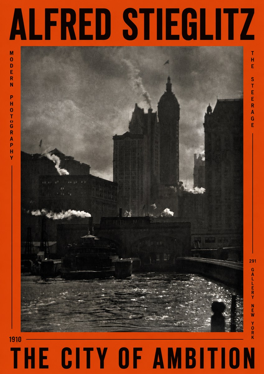 Alfred Stieglitz The City. New York No6 - Póster