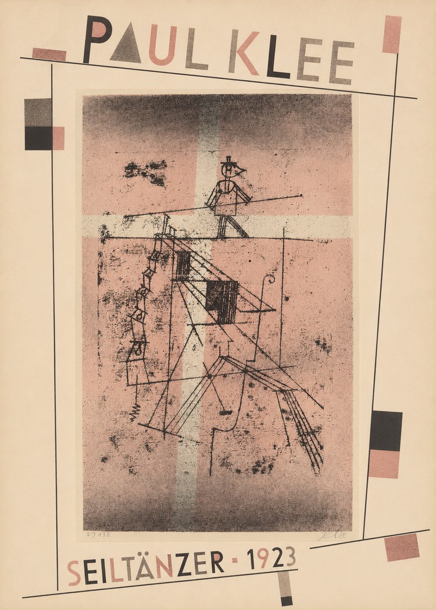 Paul Klee Seiltänzer III No5 - Póster
