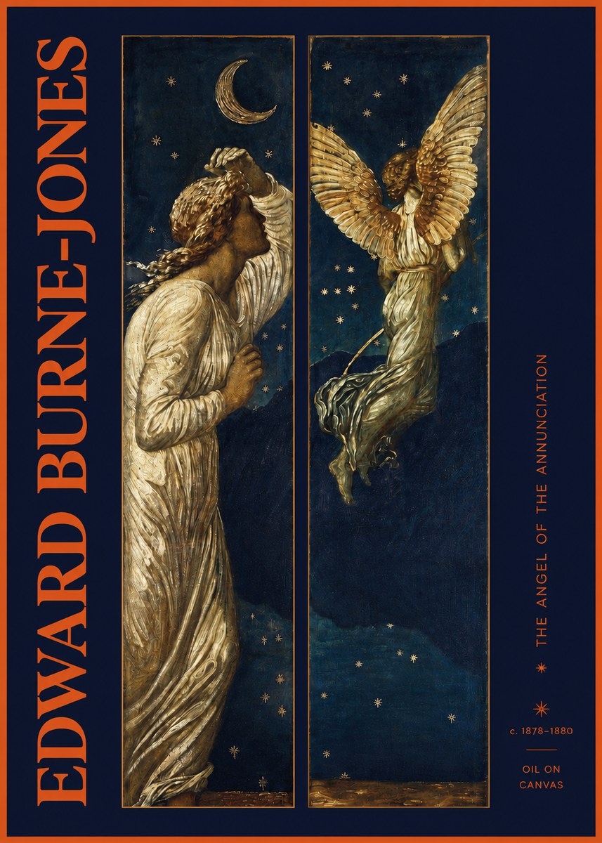Edward Burne-Jones The Angel of the Annunciation No2 - Póster