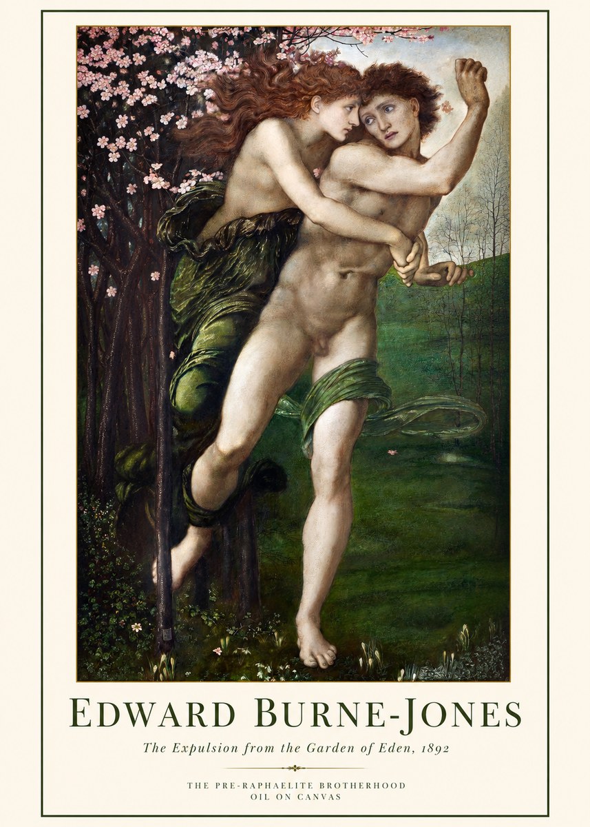 Edward Burne-Jones Springtime and the Spring No6 - Póster