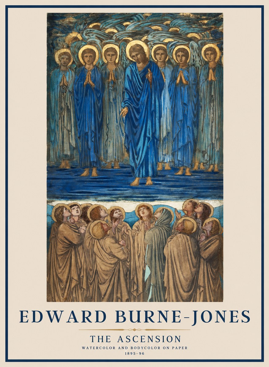 Edward Burne-Jones The Ascension No1 - Póster