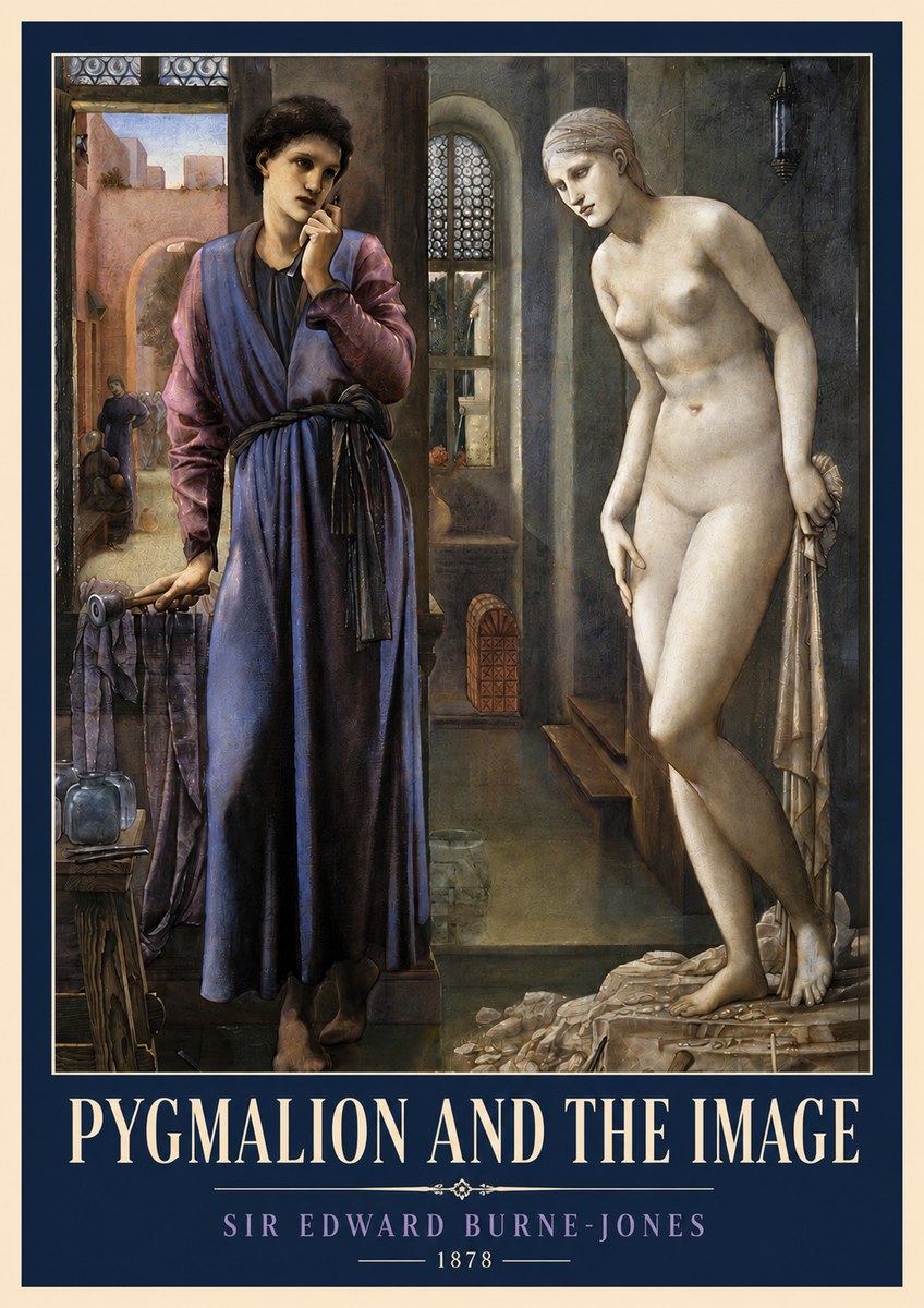 Edward Burne-Jones Pygmalion and the Image No5 - Póster