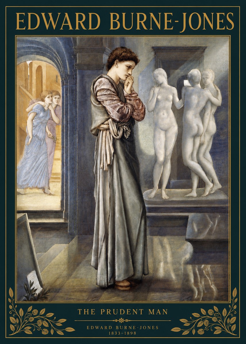Edward Burne-Jones The Prudent Man No3 - Póster