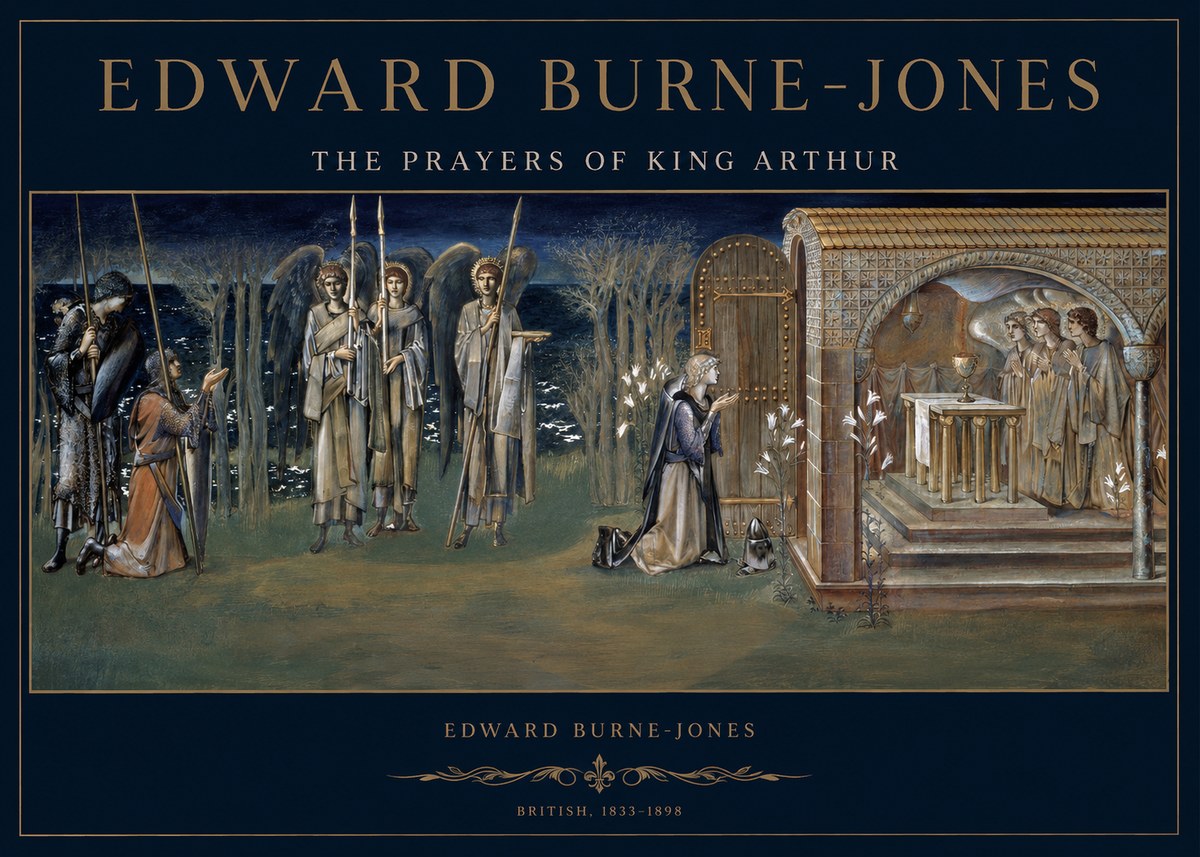 Edward Burne-Jones The Prayers of King Arthur No1 - Póster
