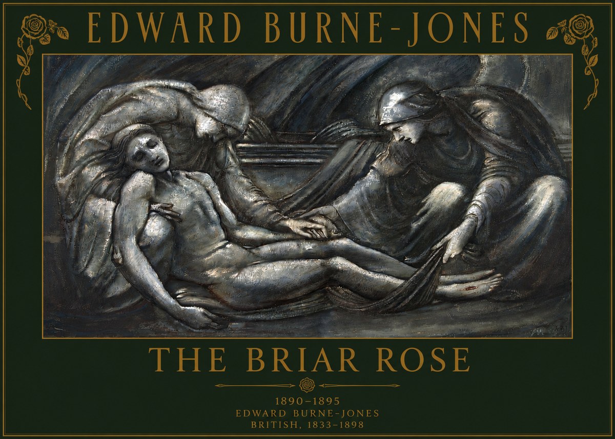 Edward Burne-Jones The Briar Rose No4 - Póster
