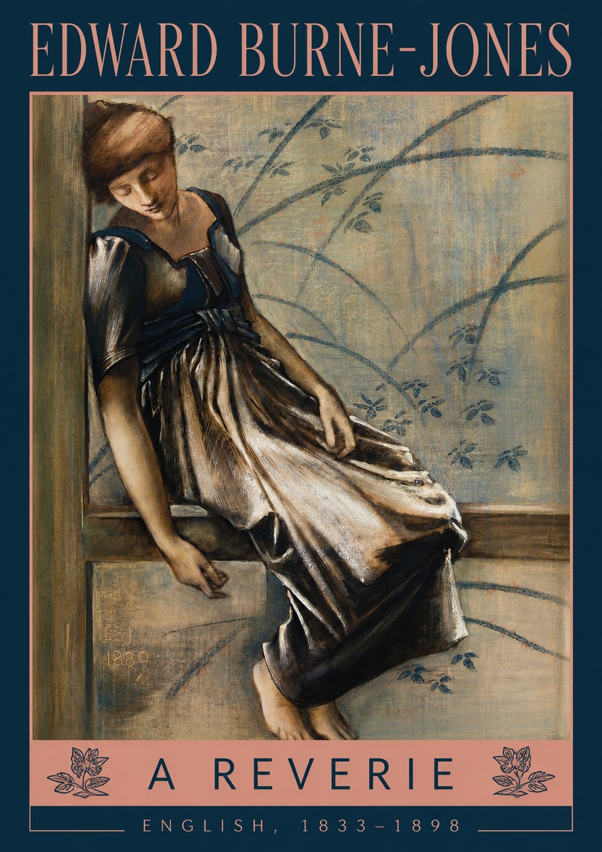 Edward Burne-Jones A Reverie No2 - Póster