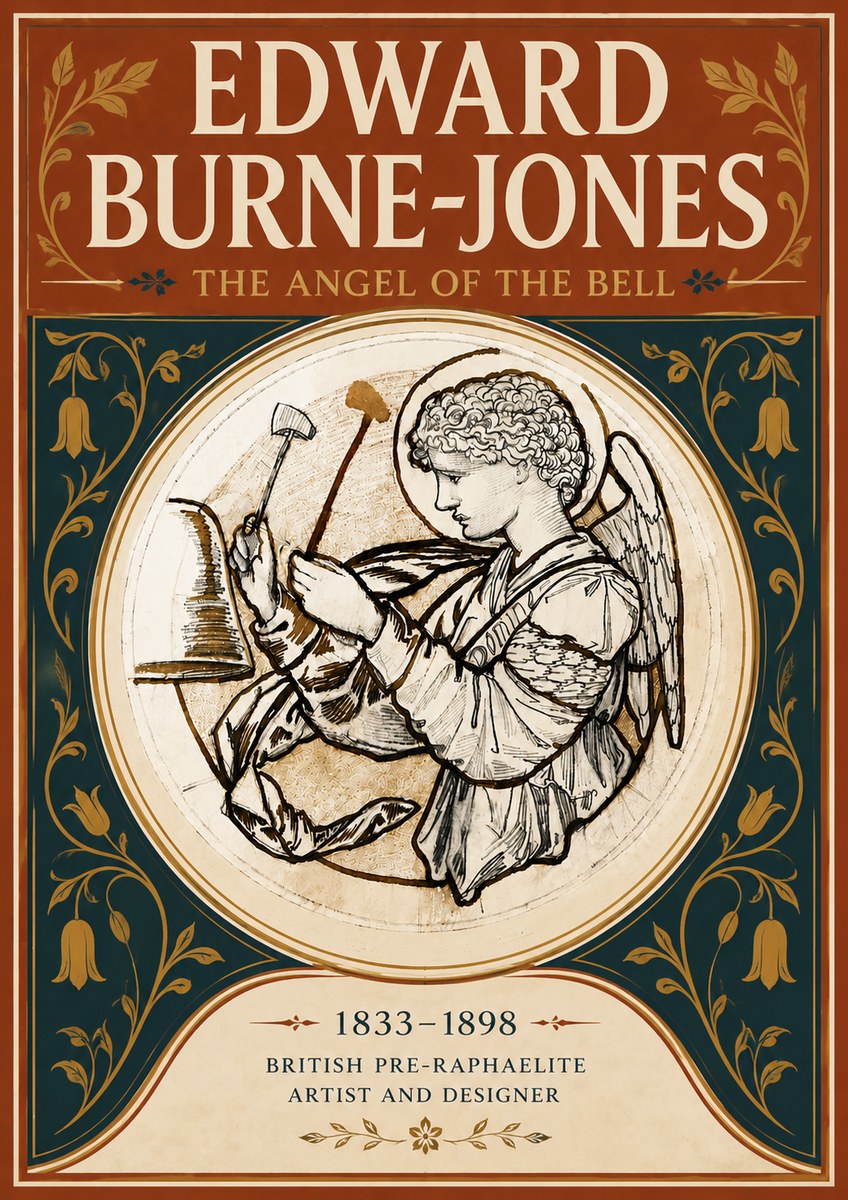 Edward Burne-Jones The Angel of the Bell No5 - Póster
