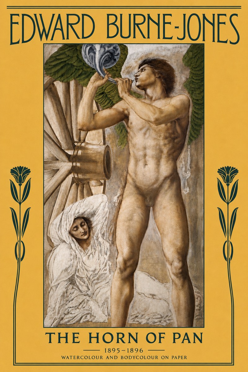 Edward Burne-Jones The Hour of the Soul No5 - Póster