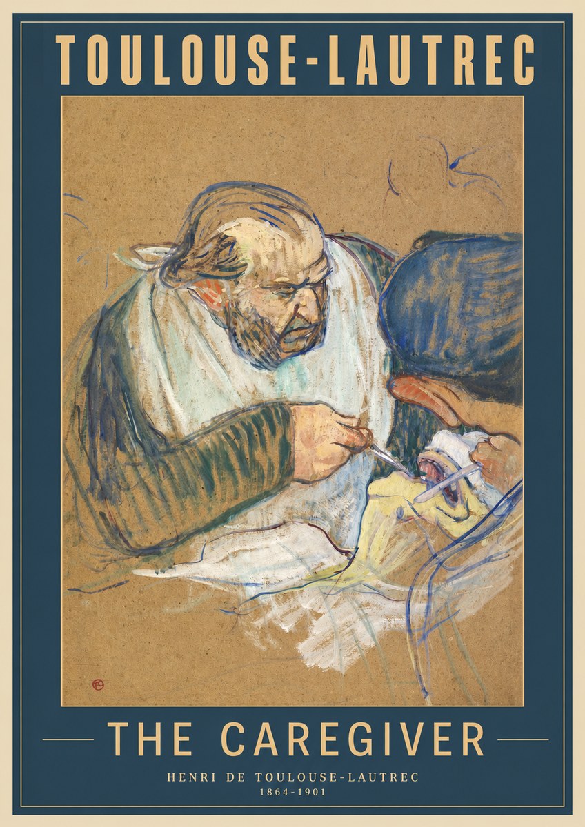 Toulouse-Lautrec The Caregiver No2 - Póster