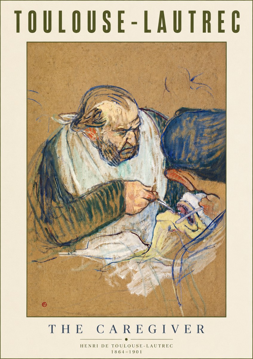 Toulouse-Lautrec The Caregiver No4 - Póster
