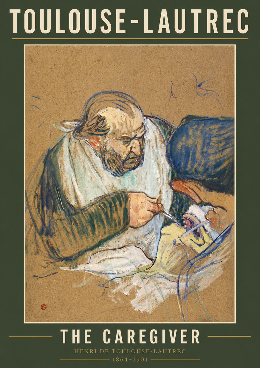 Toulouse-Lautrec The Caregiver No5 - Póster