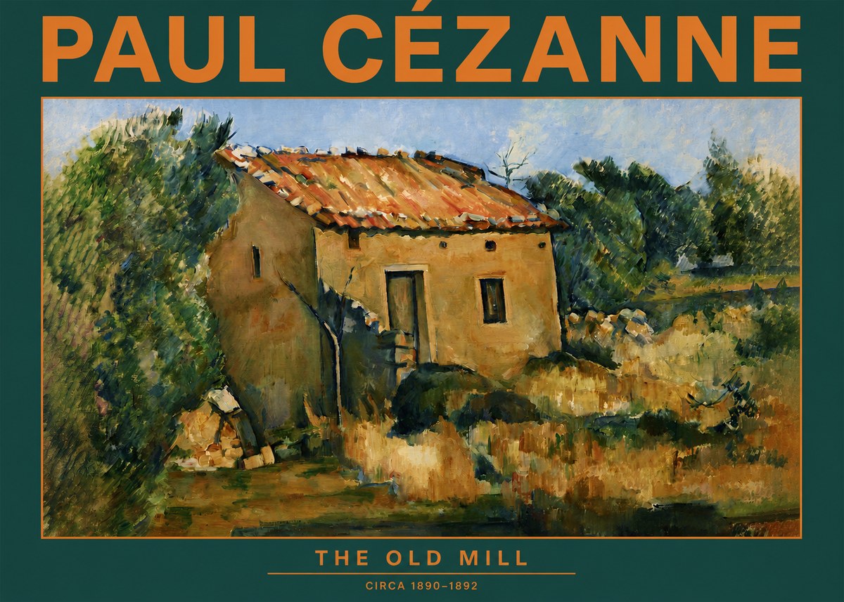 Paul Cézanne The Old Mill No2 - Póster