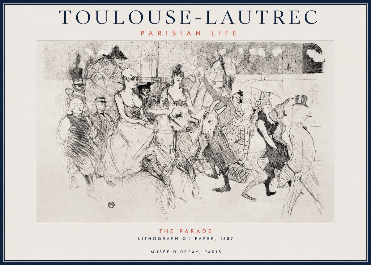 Toulouse-Lautrec The Parade No1 - Póster