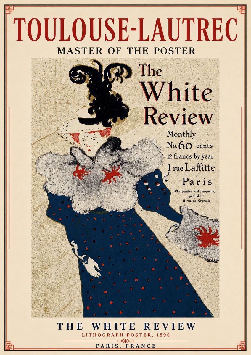 Toulouse-Lautrec The White Review No4 - Póster