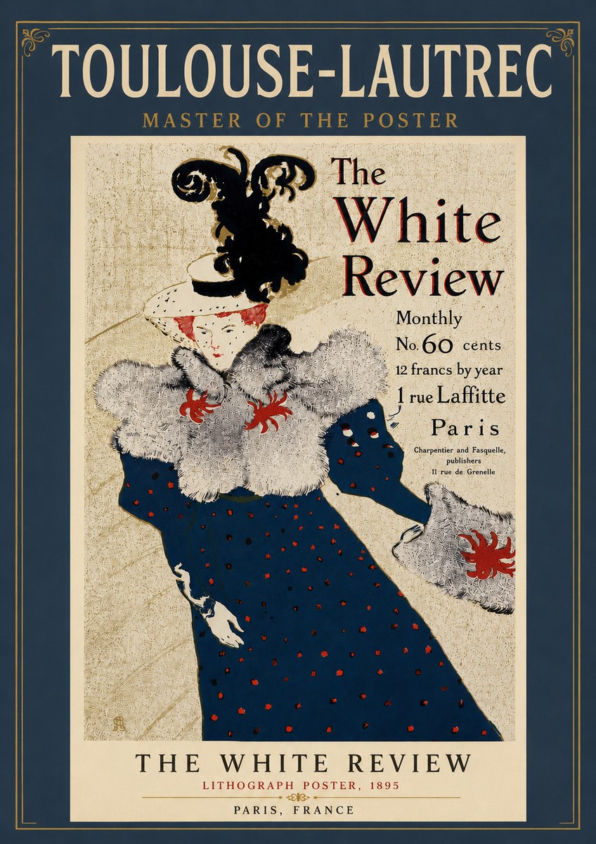 Toulouse-Lautrec The White Review No5 - Póster