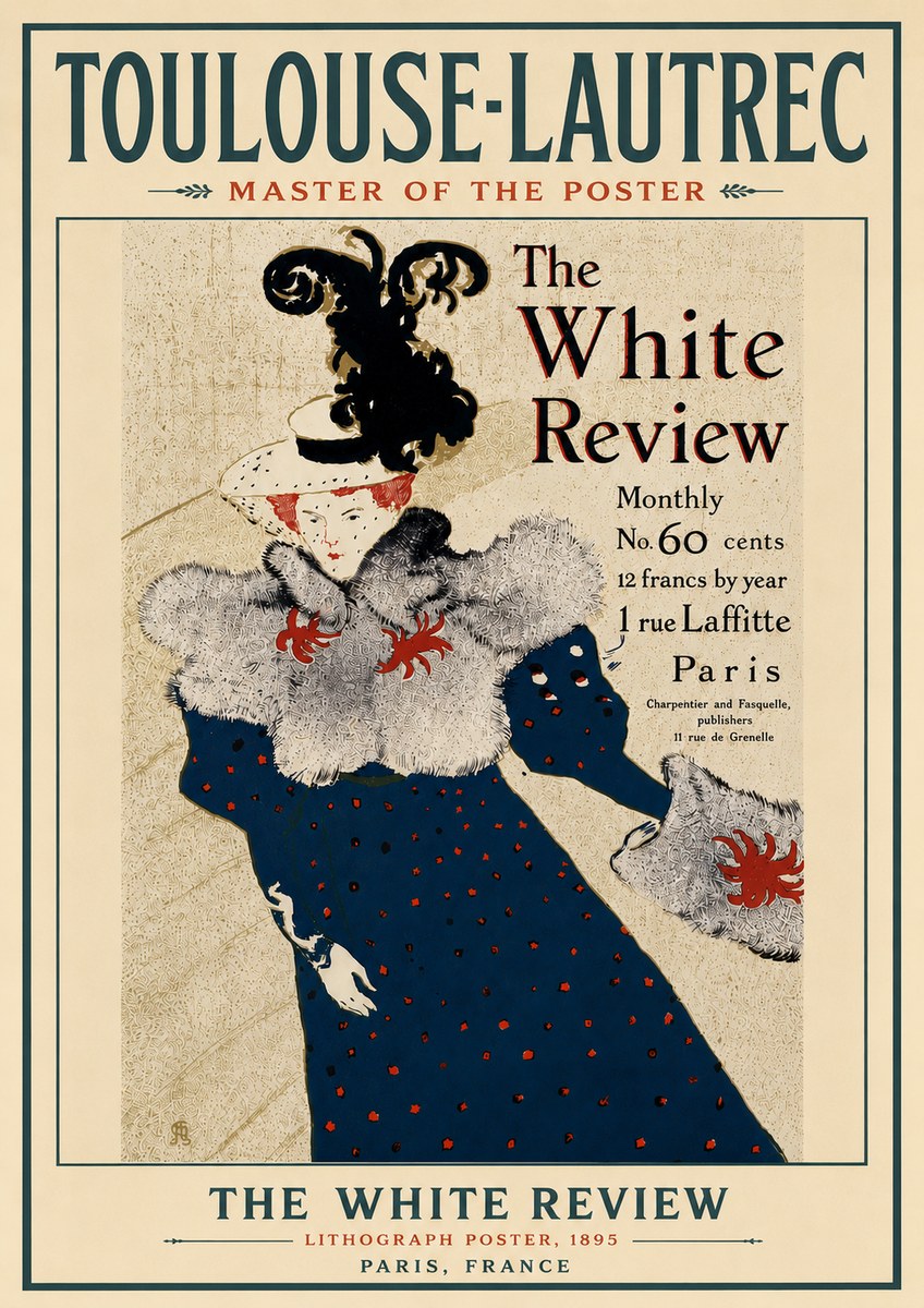 Toulouse-Lautrec The White Review No6 - Póster