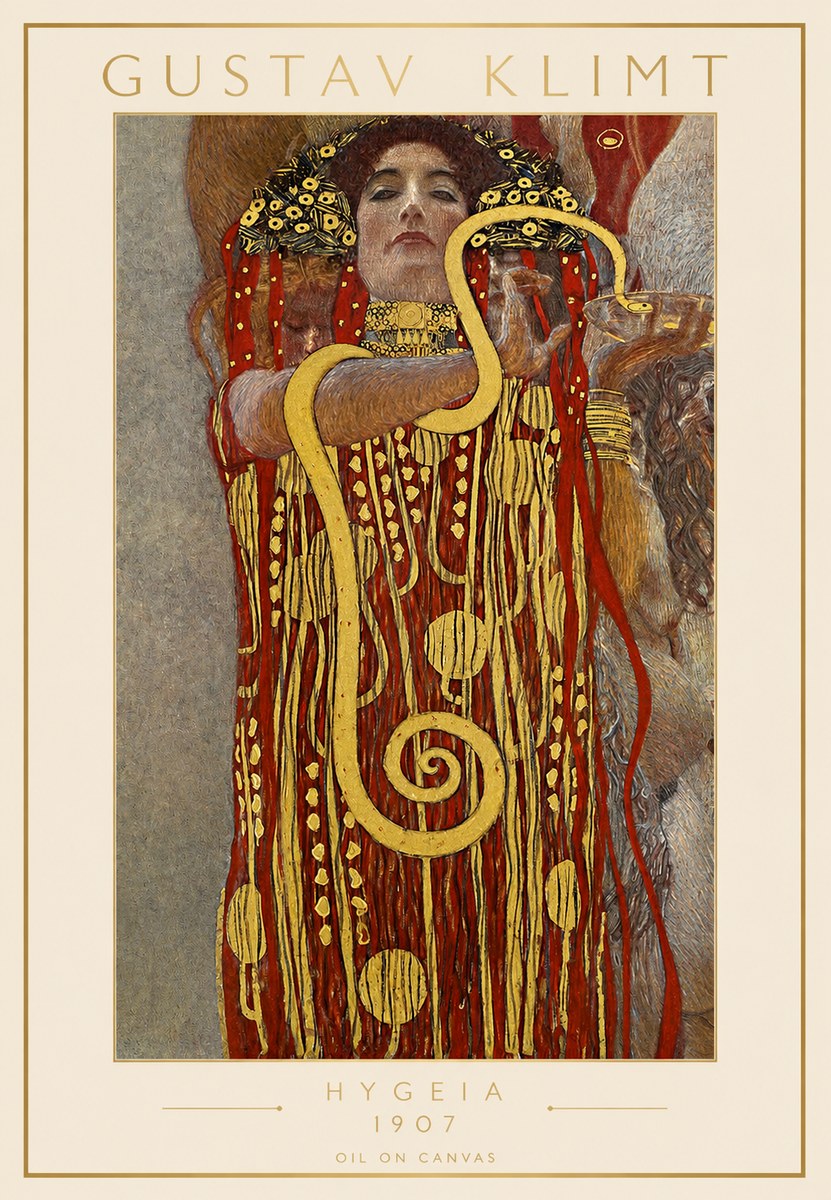 Klimt Hygeia No1 - Póster