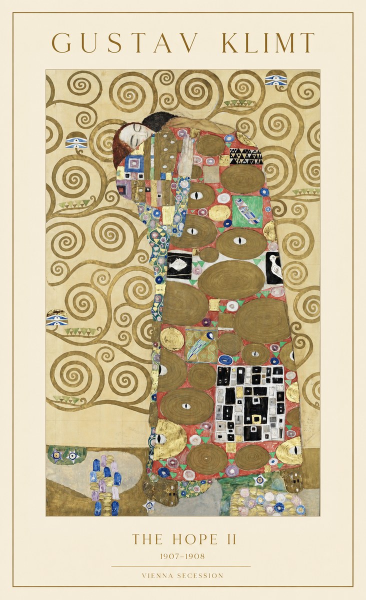 Klimt The Hope Ii No1 - Póster