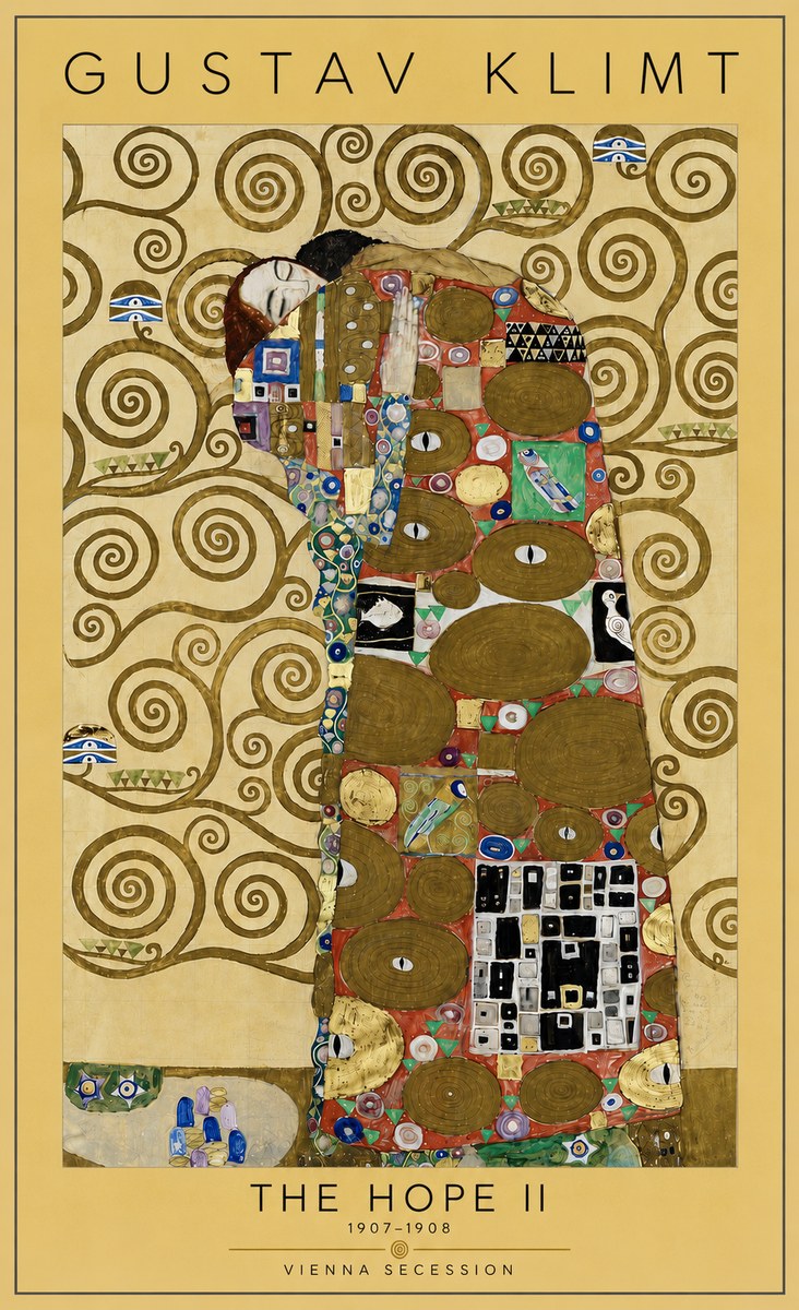 Klimt The Hope Ii No5 - Póster