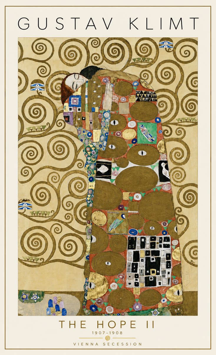 Klimt The Hope Ii No6 - Póster