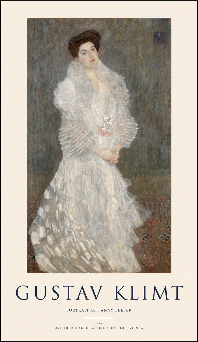 Klimt Portrait of Fanny Leeser No1 - Póster