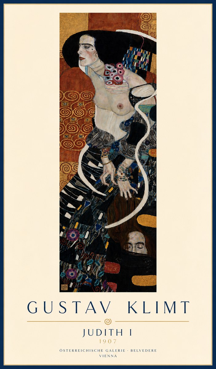 Klimt Judith I No5 - Póster