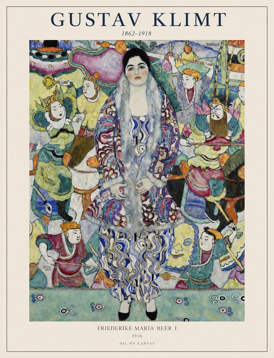 Klimt Friederike Maria Beer I No1 - Póster