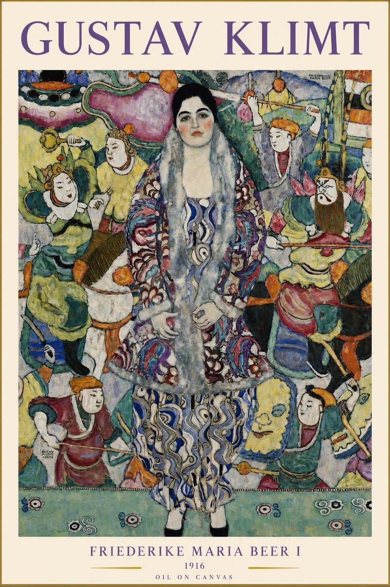 Klimt Friederike Maria Beer I No3 - Póster
