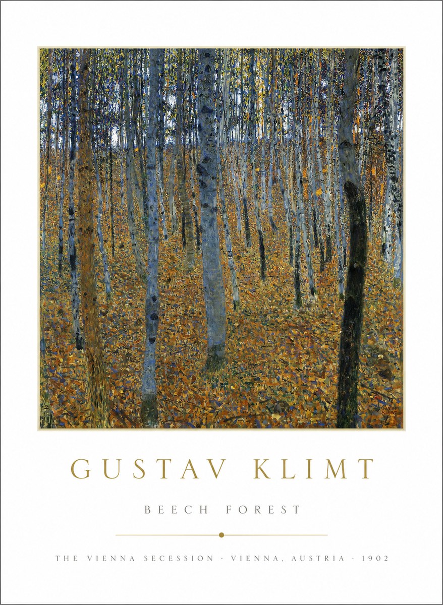 Klimt Beech Forest No1 - Póster