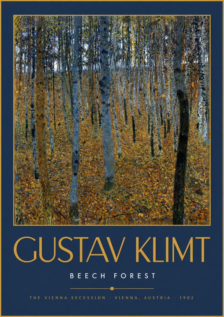 Klimt Beech Forest No6 - Póster