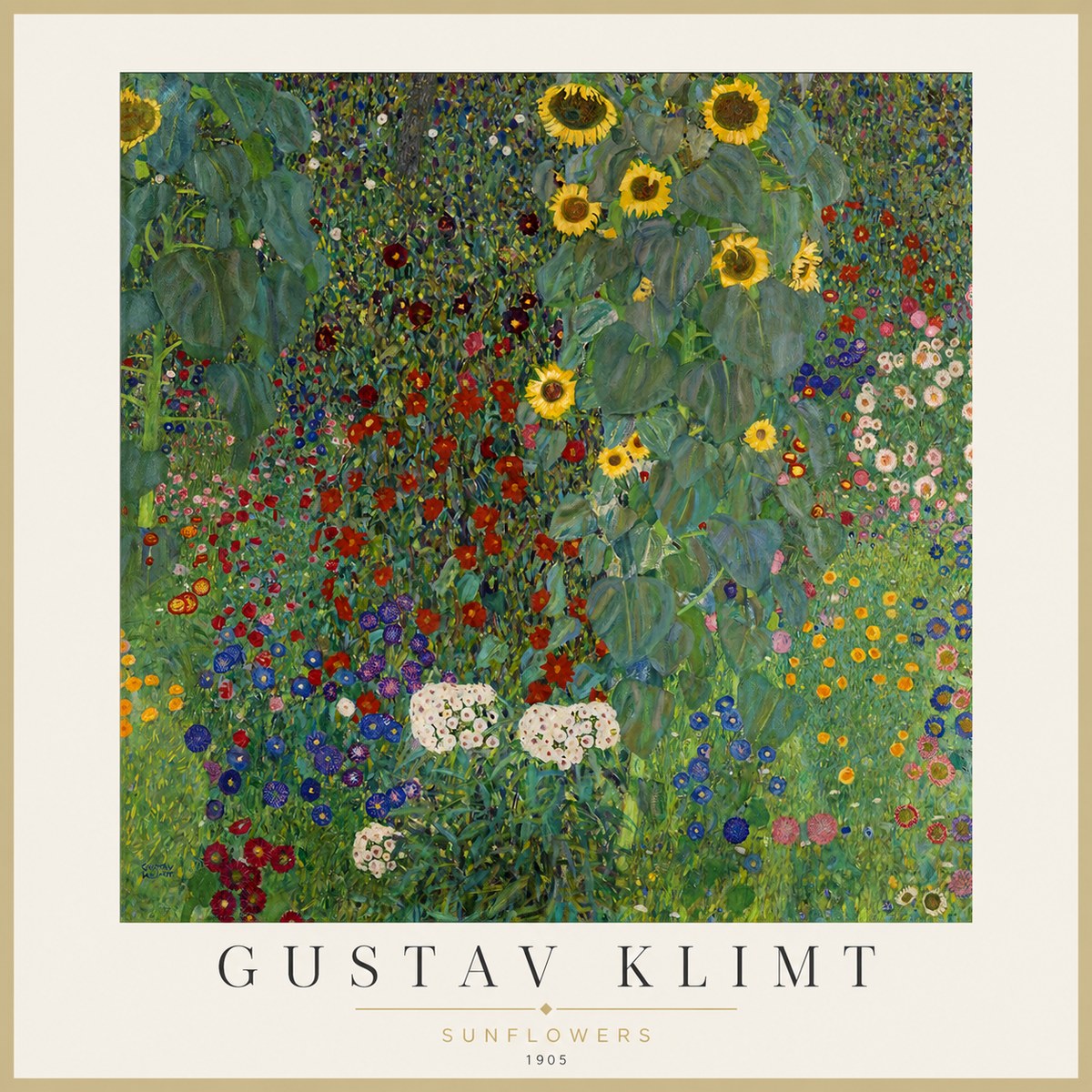 Klimt Sunflowers No1 - Póster