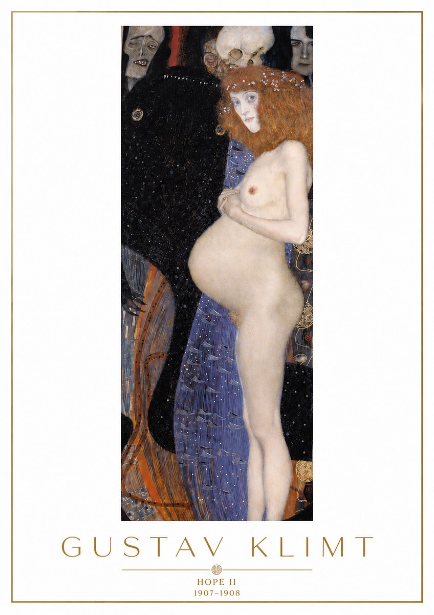 Klimt Hope Ii No4 - Póster