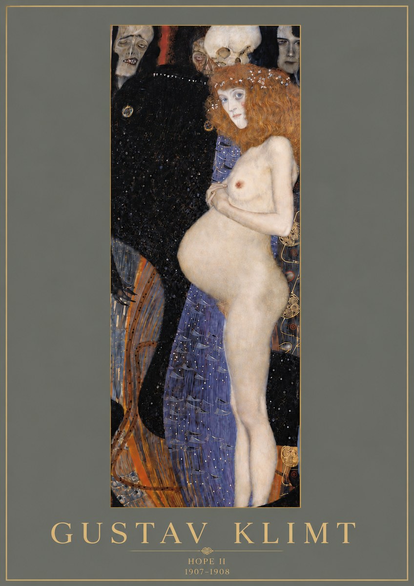 Klimt Hope Ii No6 - Póster