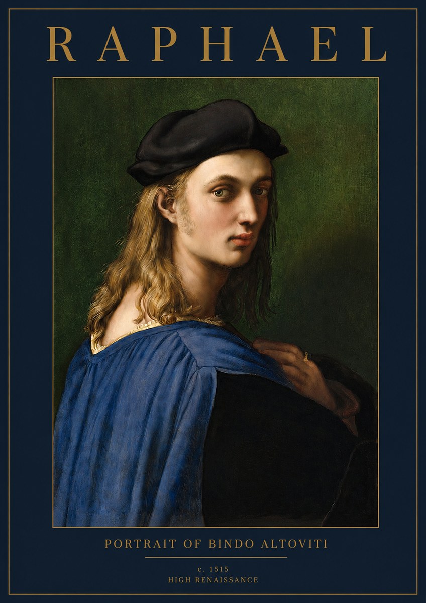 Raphael Portrait of Bindo Altoviti No2 - Póster