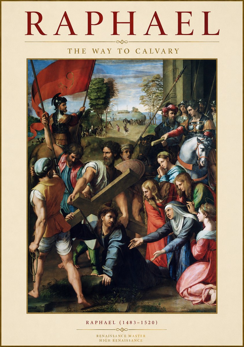 Raphael The Way to Calvary No1 - Póster