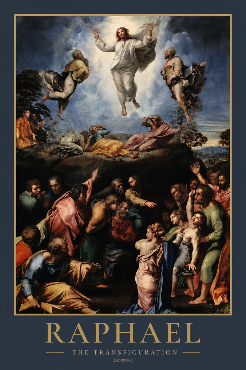 Raphael The Transfiguration No2 - Póster
