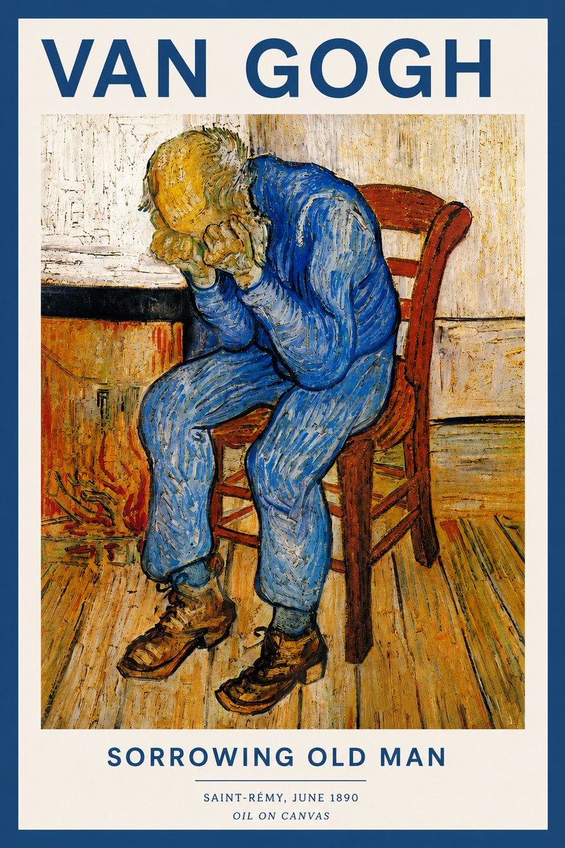 Van Gogh Sorrowing Old Man No2 - Póster