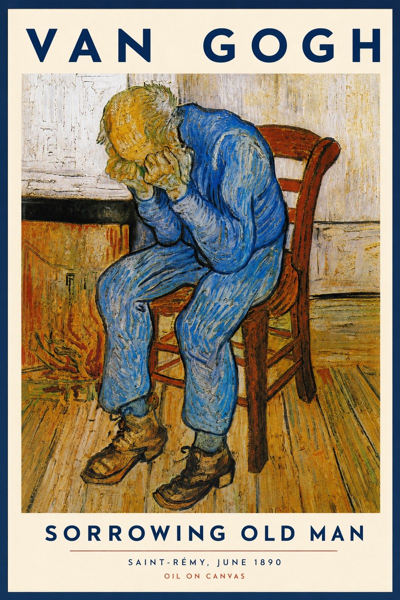 Van Gogh Sorrowing Old Man No3 - Póster
