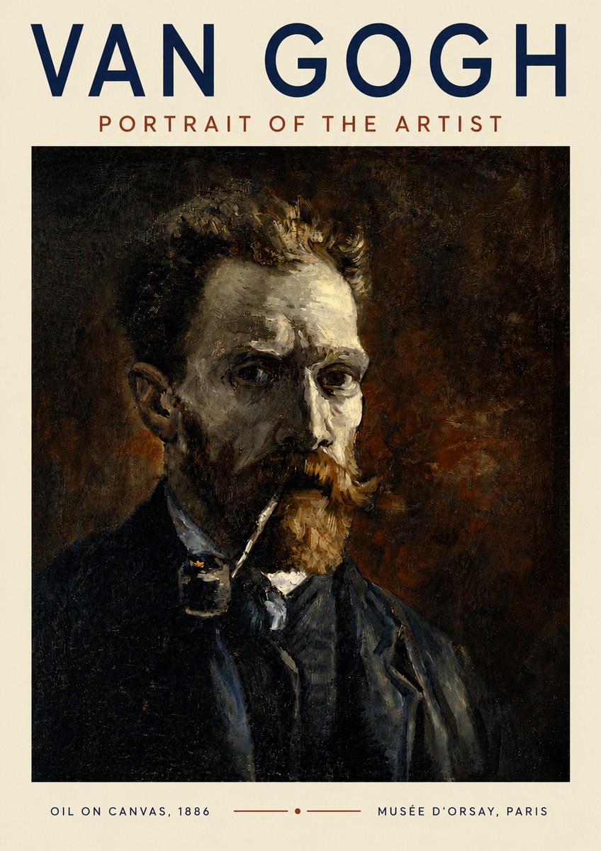 Van Gogh Portrait of the Artist I No6 - Póster